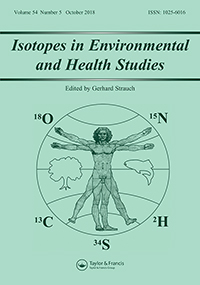 Cover image for Isotopes in Environmental and Health Studies, Volume 54, Issue 5, 2018