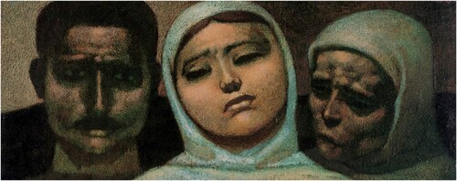 Figure 3. Nuri İyem (1915−2005), Uğurlama [Leave-taking], 1967. Source: https://www.leblebitozu.com/anadolu-kadin-portreleriyle-taninan-nuri-iyemin-16-eseri/