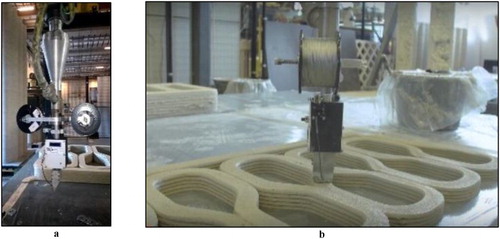 Figure 7. (a, b) Reinforcement Entraining Device, developed by the TU/e.