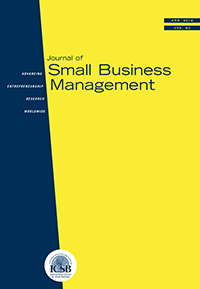 Cover image for Journal of Small Business Management, Volume 56, Issue 2, 2018