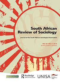 Cover image for South African Review of Sociology, Volume 49, Issue 1, 2018