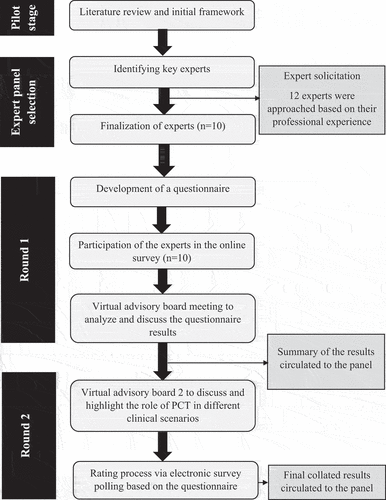 Figure 2. Modified Delphi process flow chart.