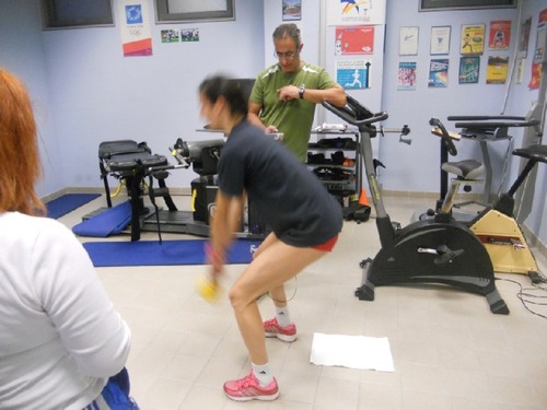 Figure 3 Kettle bell swing exercise.