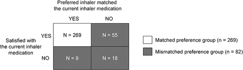 Figure 2 Definition of patient preference for inhalers.