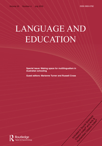 Cover image for Language and Education, Volume 30, Issue 4, 2016