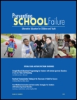 Cover image for Preventing School Failure: Alternative Education for Children and Youth, Volume 40, Issue 1, 1995