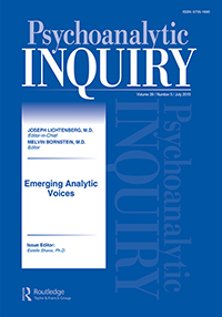 Cover image for Psychoanalytic Inquiry, Volume 39, Issue 5, 2019