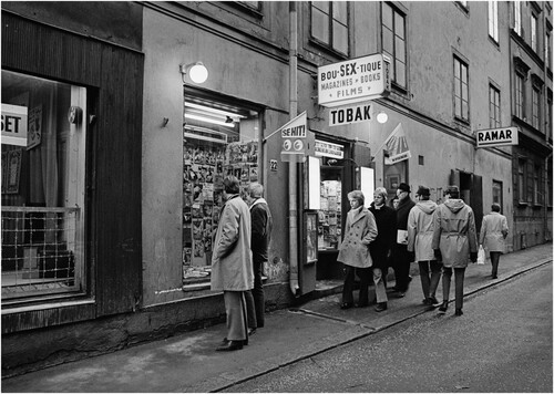 Figure 9. Klara norra kyrkogata No. 22, fall 1970.Photographer: Tomas Södergren.