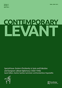 Cover image for Contemporary Levant, Volume 6, Issue 1, 2021