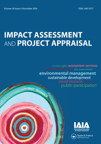 Cover image for Impact Assessment and Project Appraisal, Volume 34, Issue 4, 2016