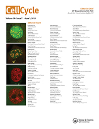 Cover image for Cell Cycle, Volume 14, Issue 11, 2015