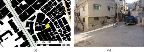 Figure 12. (a) pocket 4 map, (b) pocket 4 picture.