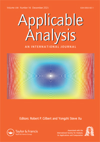 Cover image for Applicable Analysis, Volume 100, Issue 16, 2021