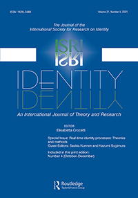 Cover image for Identity, Volume 21, Issue 4, 2021