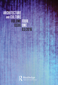 Cover image for Architecture and Culture, Volume 4, Issue 1, 2016