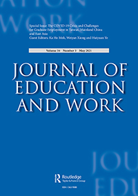 Cover image for Journal of Education and Work, Volume 34, Issue 3, 2021