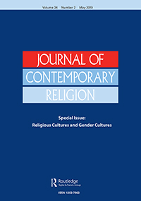 Cover image for Journal of Contemporary Religion, Volume 34, Issue 2, 2019