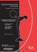 Cover image for Health Sociology Review, Volume 17, Issue 2, 2008