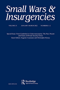 Cover image for Small Wars & Insurgencies, Volume 33, Issue 1-2, 2022