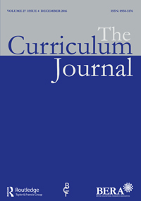 Cover image for The Curriculum Journal, Volume 27, Issue 4, 2016