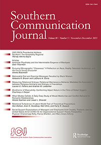 Cover image for Southern Communication Journal, Volume 88, Issue 5, 2023