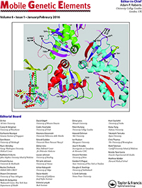 Cover image for Mobile Genetic Elements, Volume 6, Issue 1, 2016