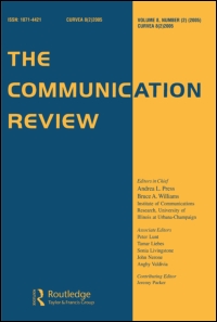 Cover image for The Communication Review, Volume 19, Issue 4, 2016