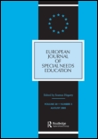 Cover image for European Journal of Special Needs Education, Volume 22, Issue 1, 2007