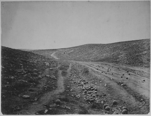 FIGURE 3 The Fenton Collection includes the well-known photograph, “Valley of the Shadow of Death,” taken in 1855 by Roger Fenton, http://hdl.loc.gov/loc.pnp/cph.3g09217.