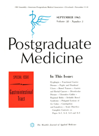 Cover image for Postgraduate Medicine, Volume 38, Issue 3, 1965