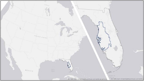 Figure 1. Location of the Southwest Florida Water Management District.