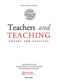 Cover image for Teachers and Teaching, Volume 28, Issue 3, 2022