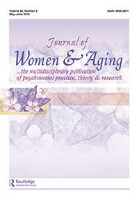 Cover image for Journal of Women & Aging, Volume 30, Issue 3, 2018