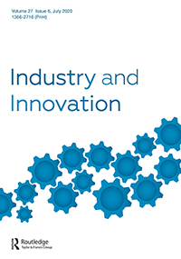 Cover image for Industry and Innovation, Volume 27, Issue 6, 2020