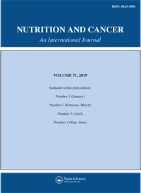 Cover image for Nutrition and Cancer, Volume 71, Issue 1, 2019
