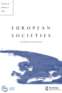 Cover image for European Societies, Volume 23, Issue 4, 2021