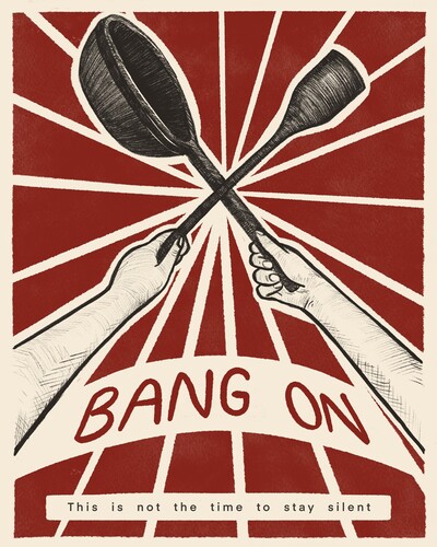 Figure 1. Thee Oo, Bang On 2021 (English) Reproduced with the permission of the artist.