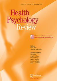 Cover image for Health Psychology Review, Volume 14, Issue 4, 2020