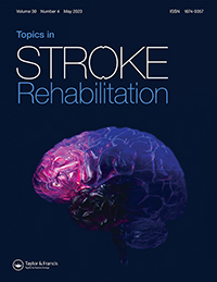 Cover image for Topics in Stroke Rehabilitation, Volume 30, Issue 4, 2023