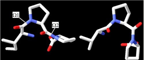 Figure 3 Geometric isomers and omega values IPP and VPP