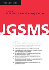 Cover image for Journal of Global Scholars of Marketing Science, Volume 32, Issue 2, 2022