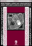 Cover image for Southern African Linguistics and Applied Language Studies, Volume 32, Issue 4, 2014