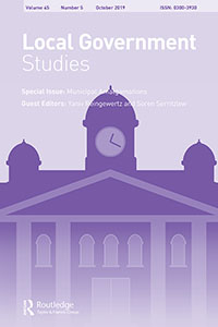 Cover image for Local Government Studies, Volume 45, Issue 5, 2019