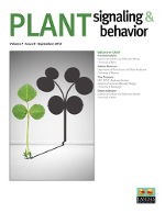 Cover image for Plant Signaling & Behavior, Volume 7, Issue 9, 2012