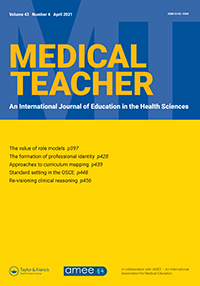 Cover image for Medical Teacher, Volume 43, Issue 4, 2021