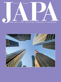 Cover image for Journal of the American Planning Association, Volume 84, Issue 1, 2018