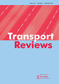Cover image for Transport Reviews, Volume 36, Issue 6, 2016
