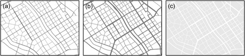 Figure 5. Obtaining spatial units based on road network.