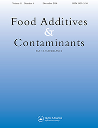 Cover image for Food Additives & Contaminants: Part B, Volume 11, Issue 4, 2018