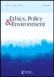 Cover image for Ethics, Policy & Environment, Volume 1, Issue 2, 1998